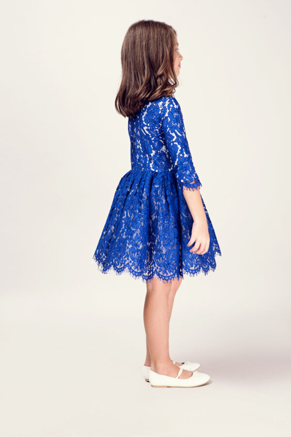 Electric Blue Girl Dress