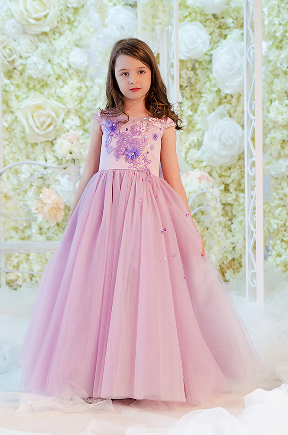 rochie fetita Lila Girl Dress