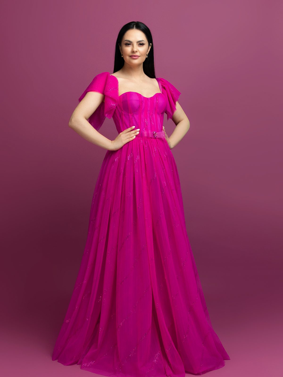 Rochie Ocazie Fucsia Dress