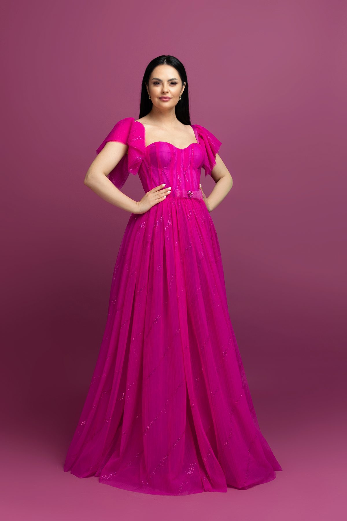Rochie Ocazie Fucsia Dress