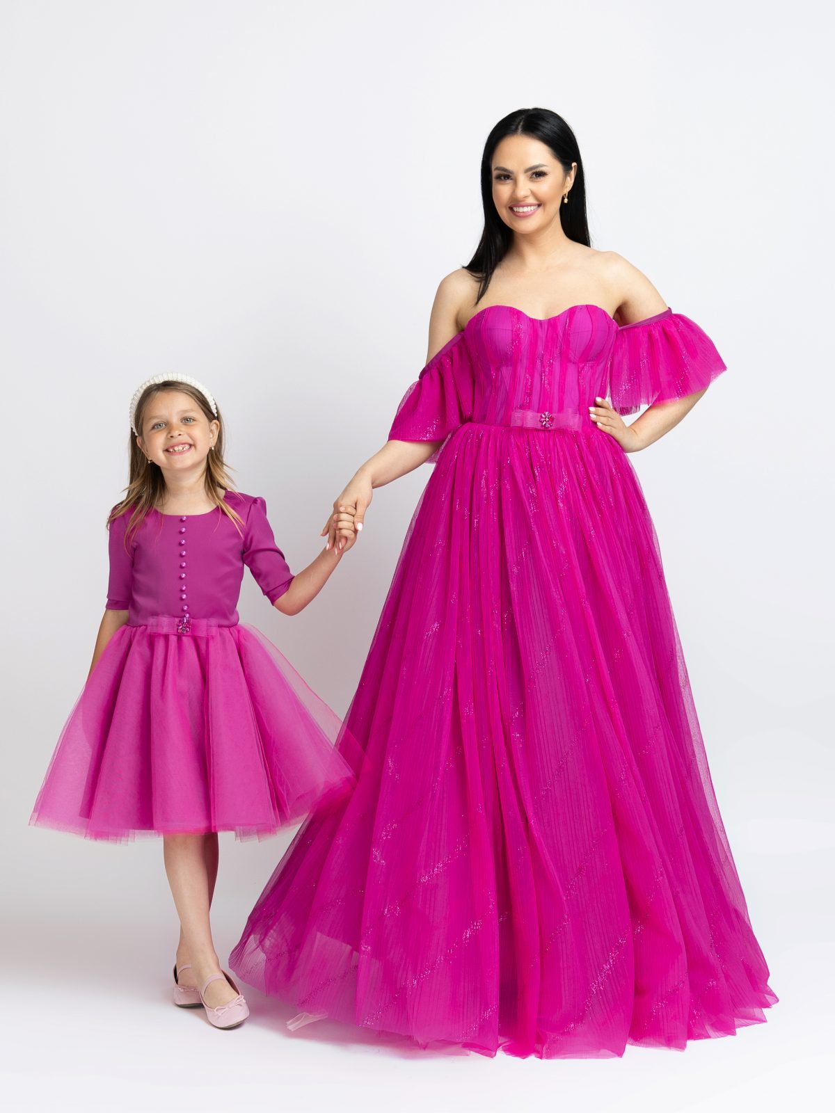 Fucsia Dress Mother Daughter