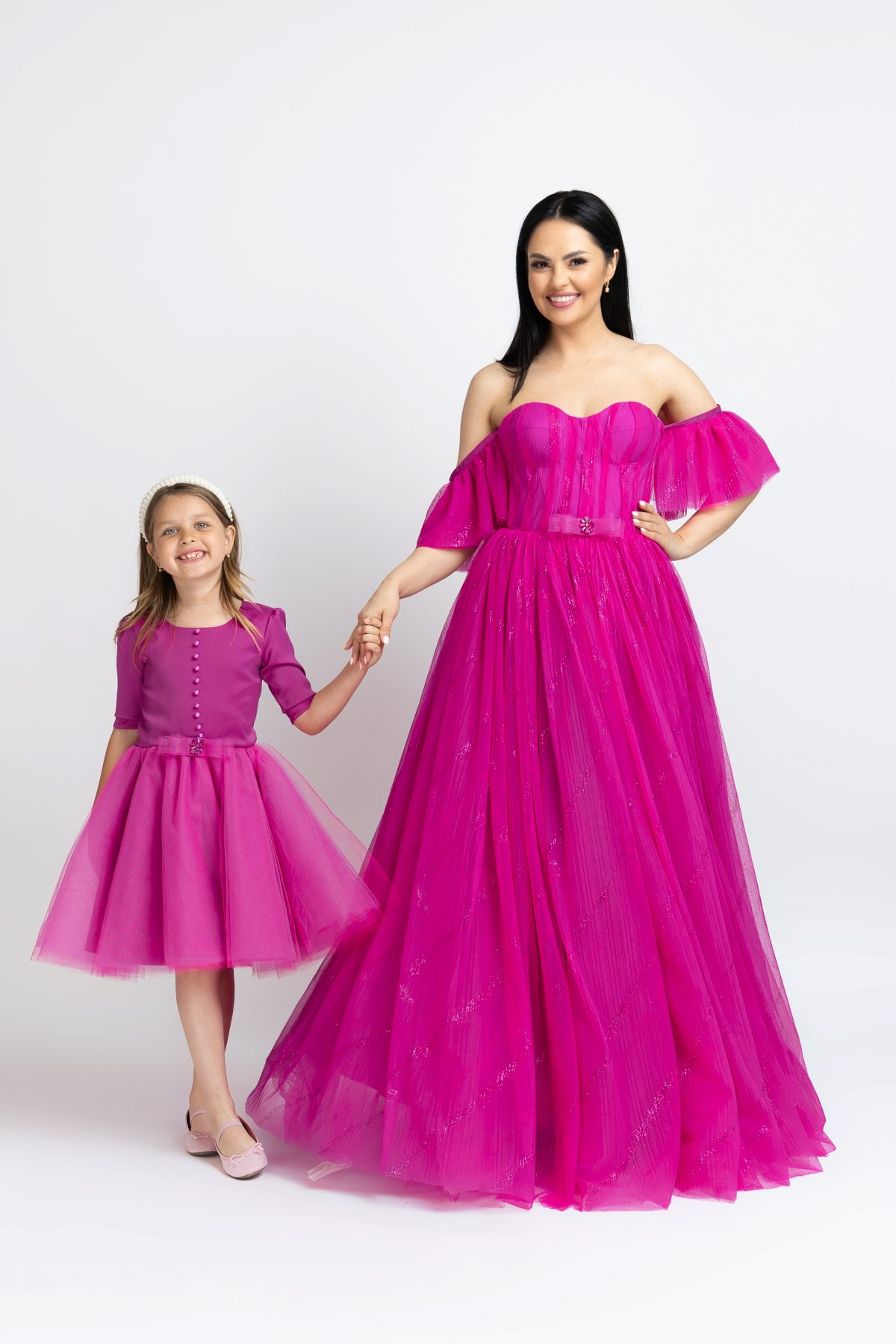 Fucsia Dress Mother Daughter