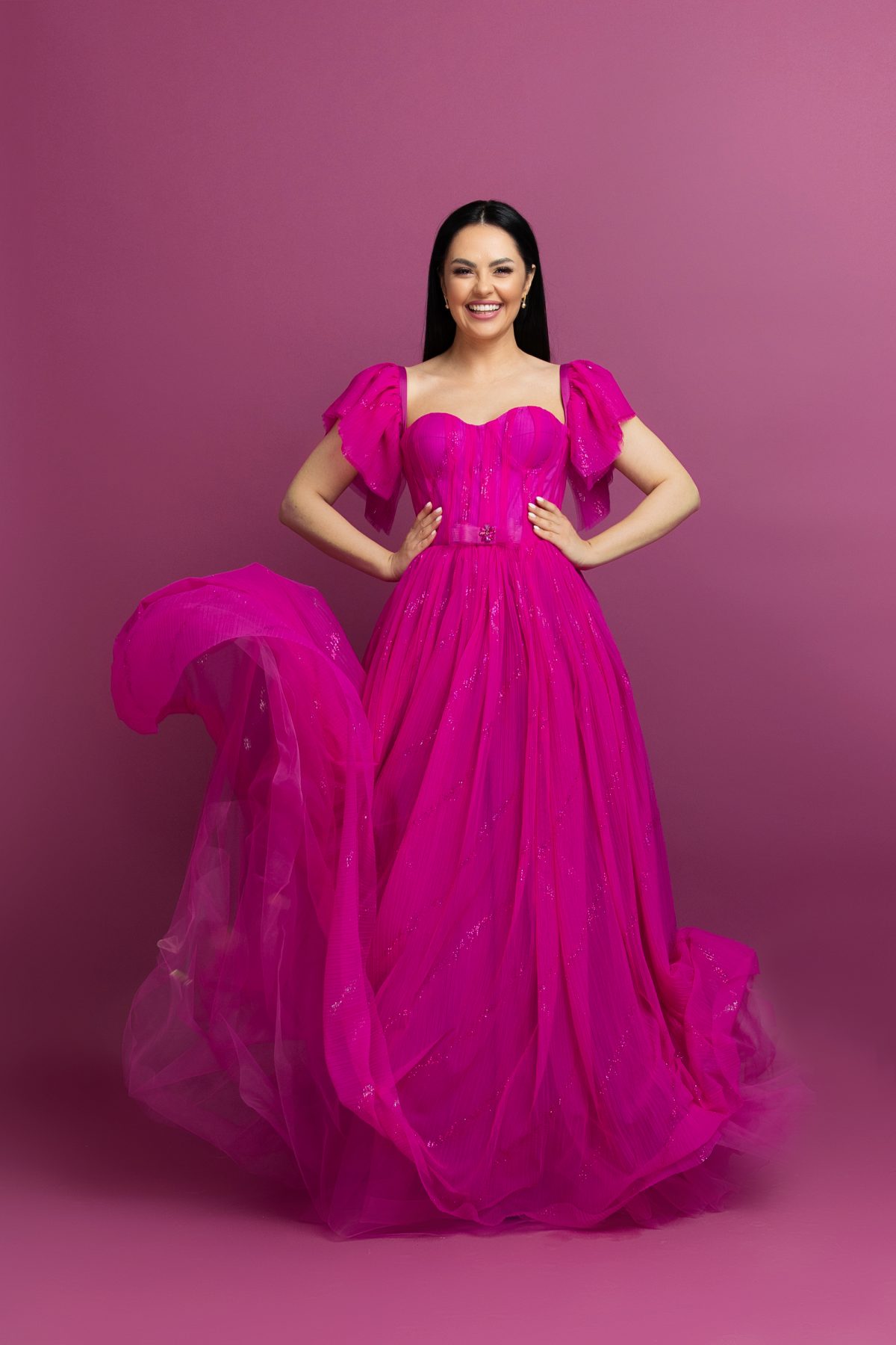 Rochie Petrecere Fucsia Dress