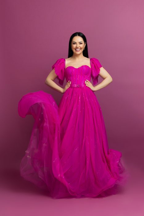 Rochie Petrecere Fucsia Dress 