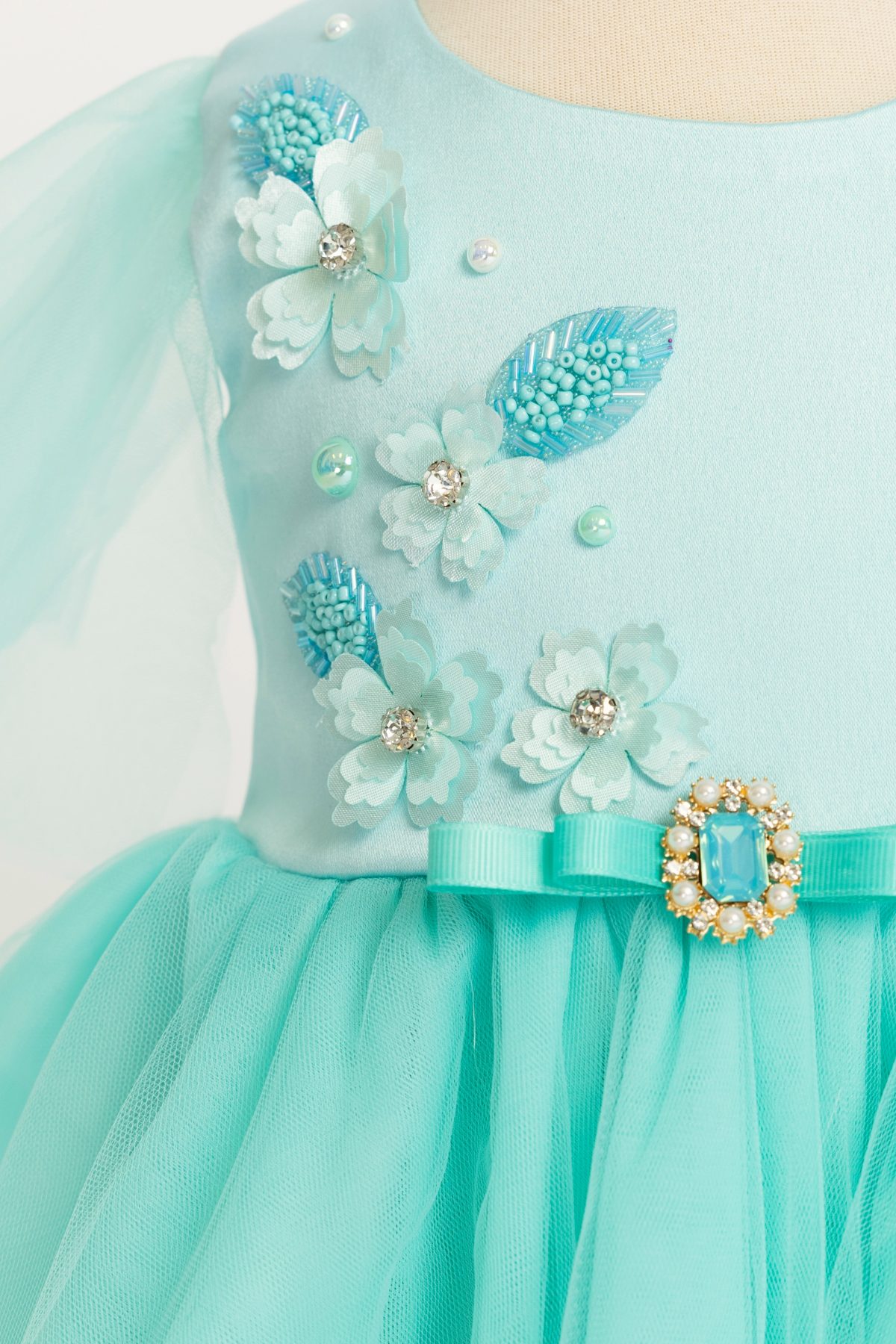 Rochie Bebelus Aqua Turquoise