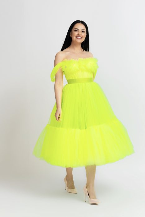 Rochie Dama Neon Tulle