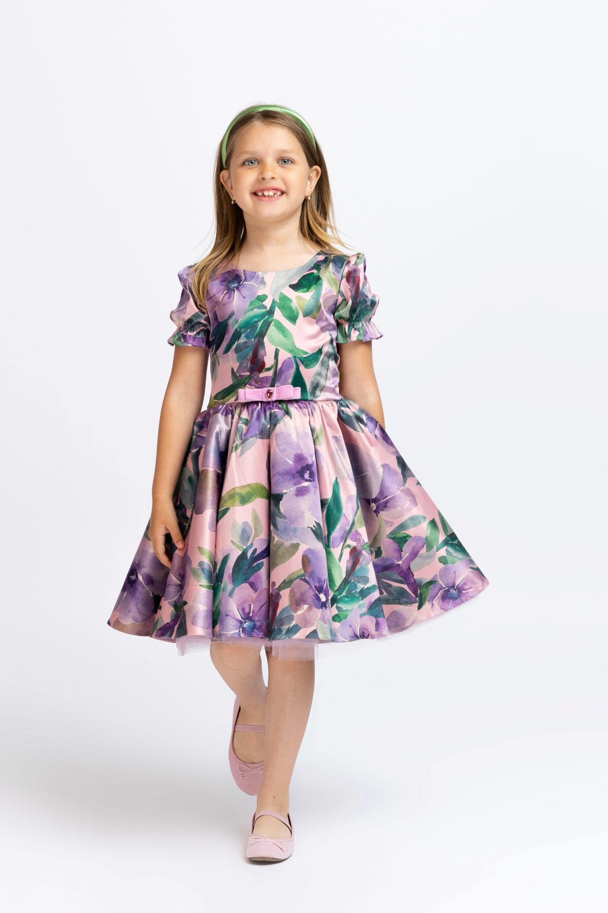 Rochie Fetita Satin Silk