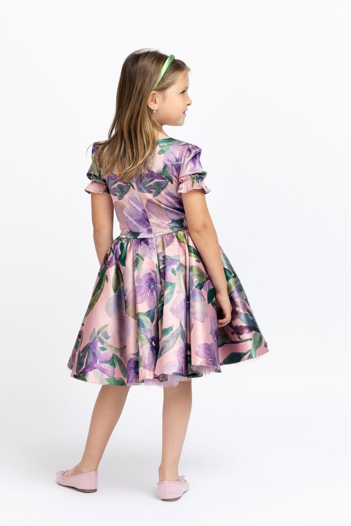 Rochie Fetita Satin Silk