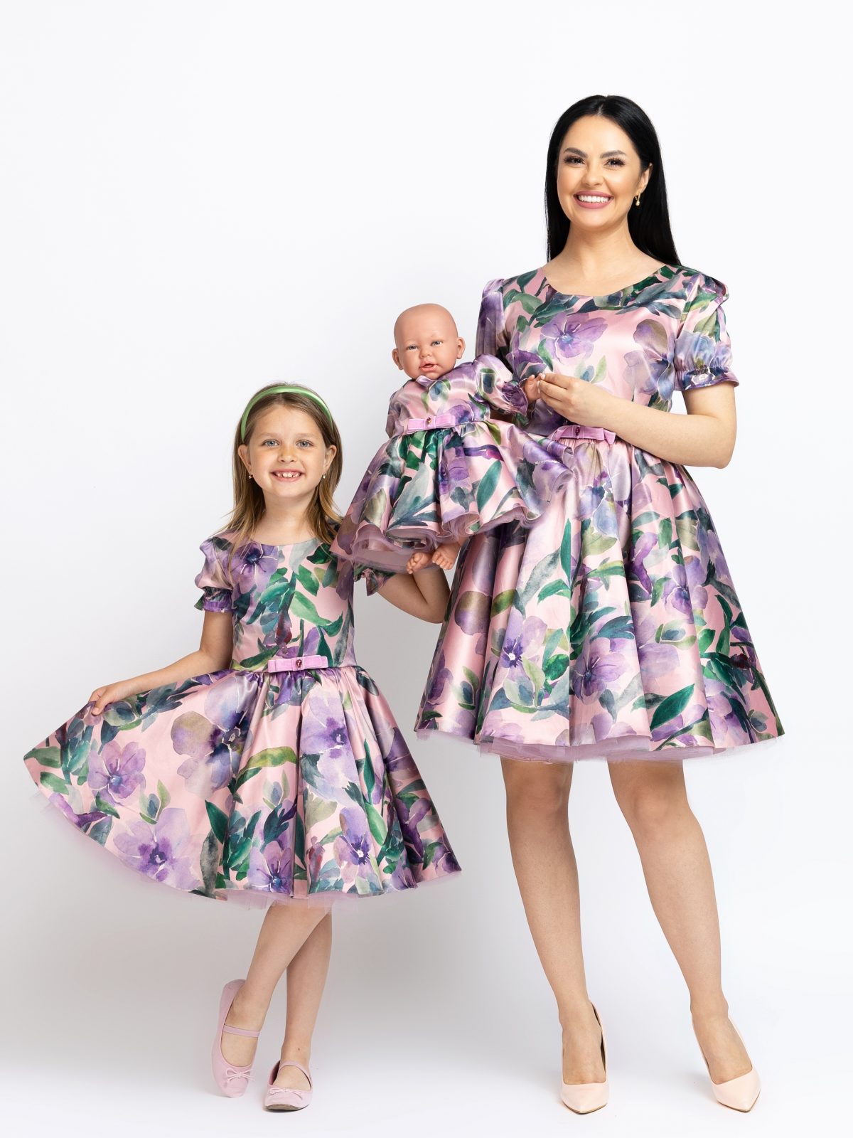 Rochie Mama Fiica Satin Silk