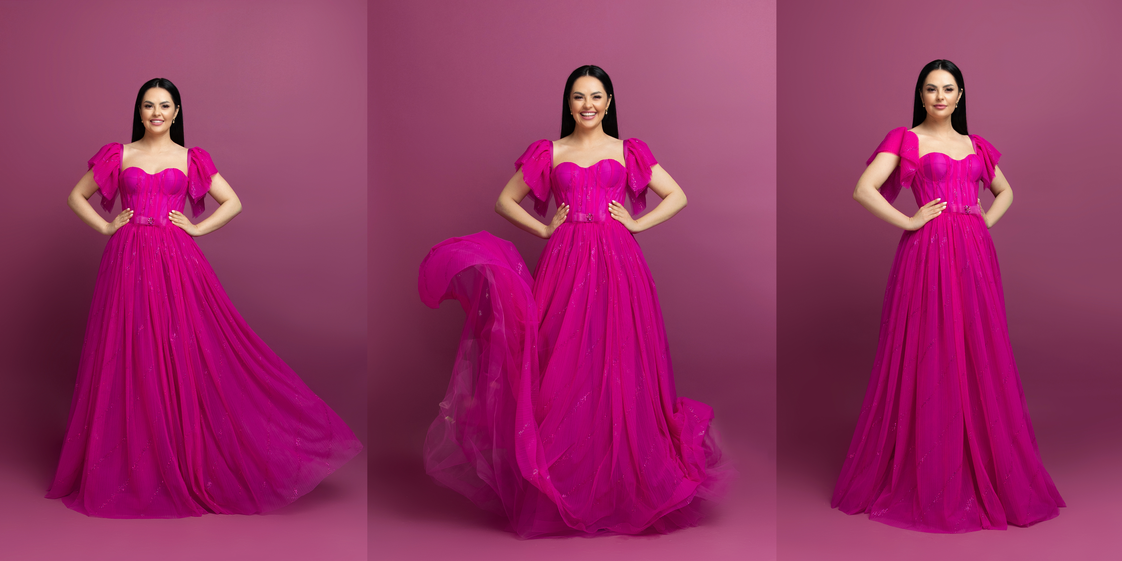 Rochie Ocazie Fucsia Dress
