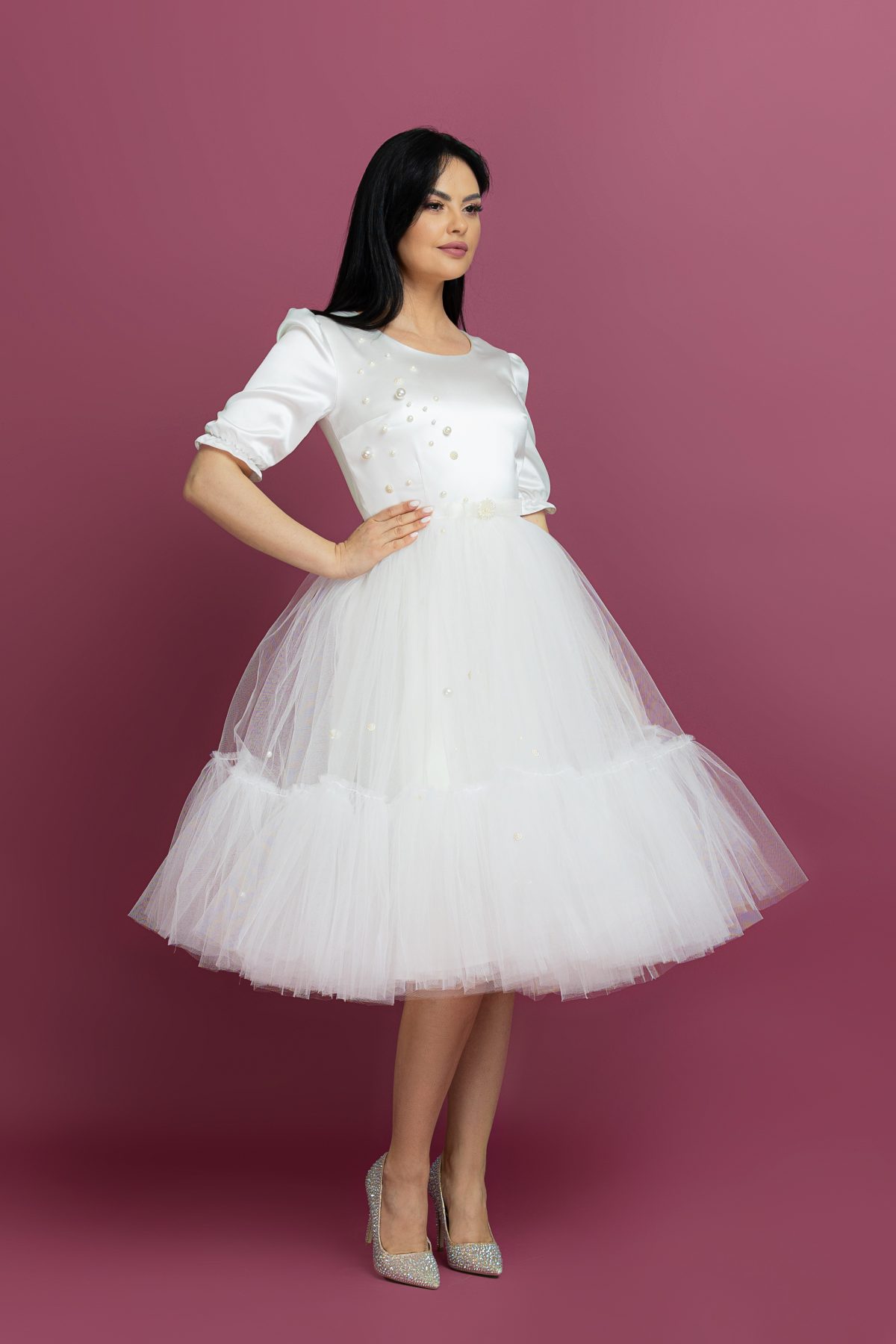 Rochie Seara White Swan