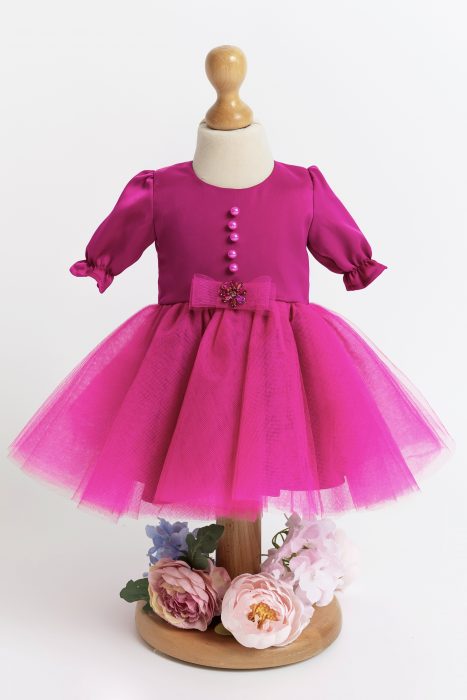 Rochita Botez Fucsia Midi