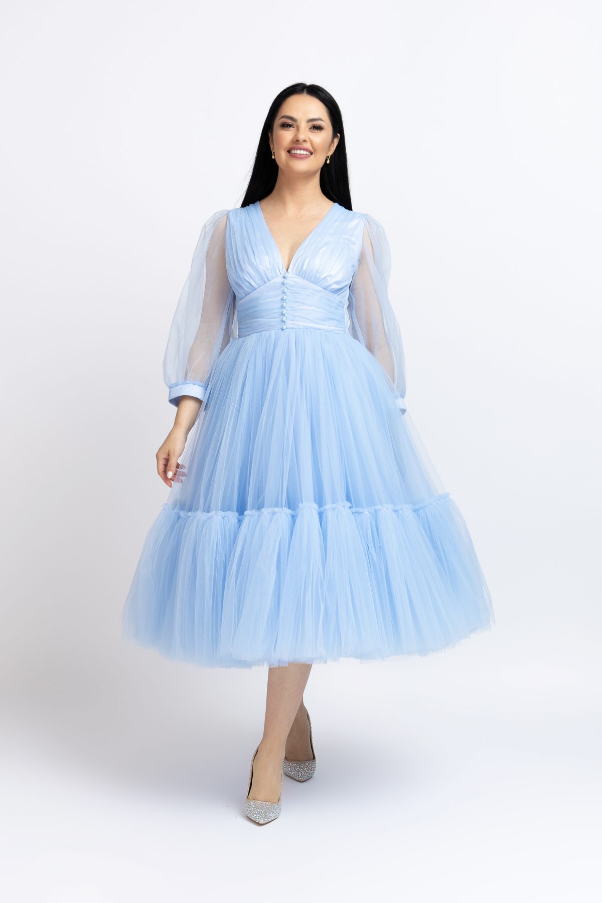 Rochie Dama Blue Midi
