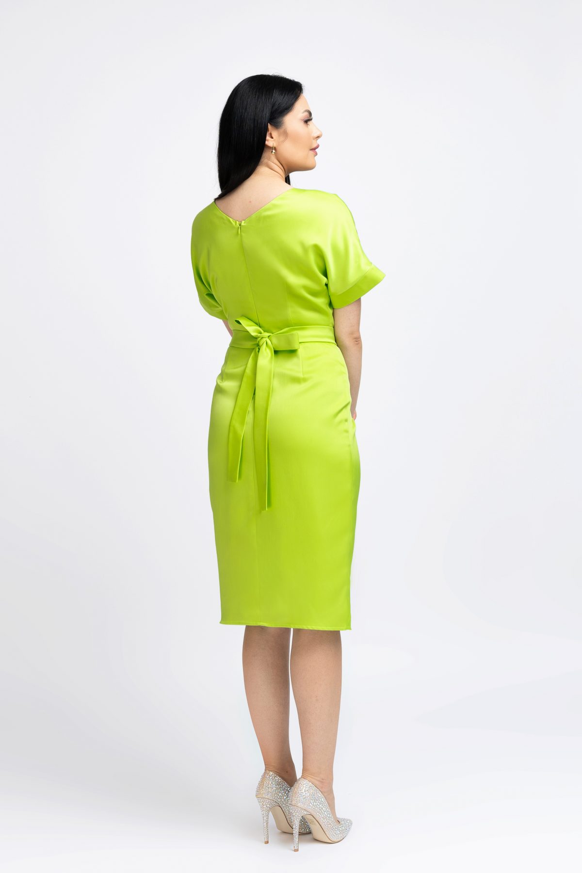Rochie Seara Neon Satin