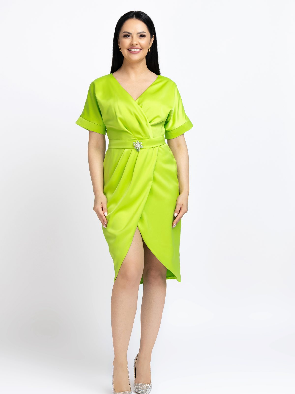 Rochie Dama Neon Satin