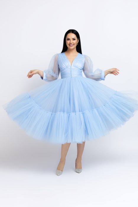 Rochie Petrecere Blue Midi